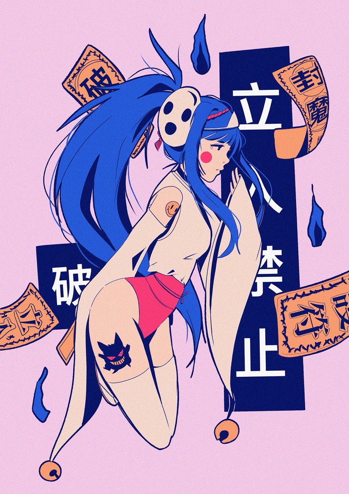 Halloween is around the corner! Manga art