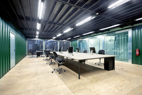 Platoon Kunsthalle by Platoon, Berlin office design #exhibition #up #temporary #pop