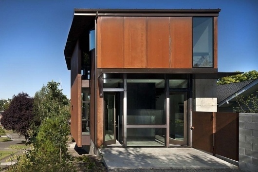 Olson Kundig Architects - Projects - Hammer House #corten #modern #tom #architecture #kundig