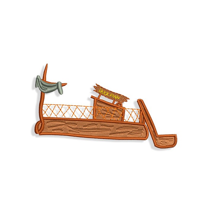 Raft Embroidery design