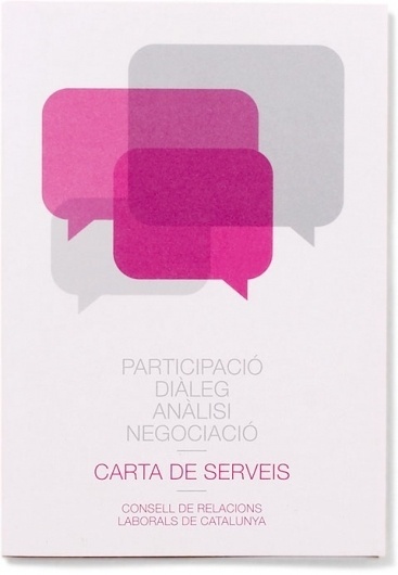 Txell GrÃ cia / Consell de Relacions Laborals de Catalunya #design #graphic #poster #brochure #typography