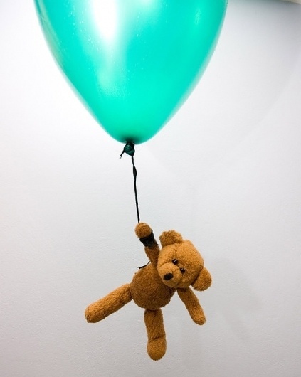 teddy bear flying balloon by ~doko-stock on deviantART #bear #balloon