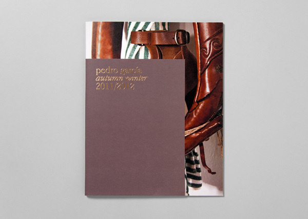 Pedro García / Pedro Garcia Catalogue Autumn/Winter 2011–2012 / Fashion #booklet #foil #editorial #catalog #foil stamp