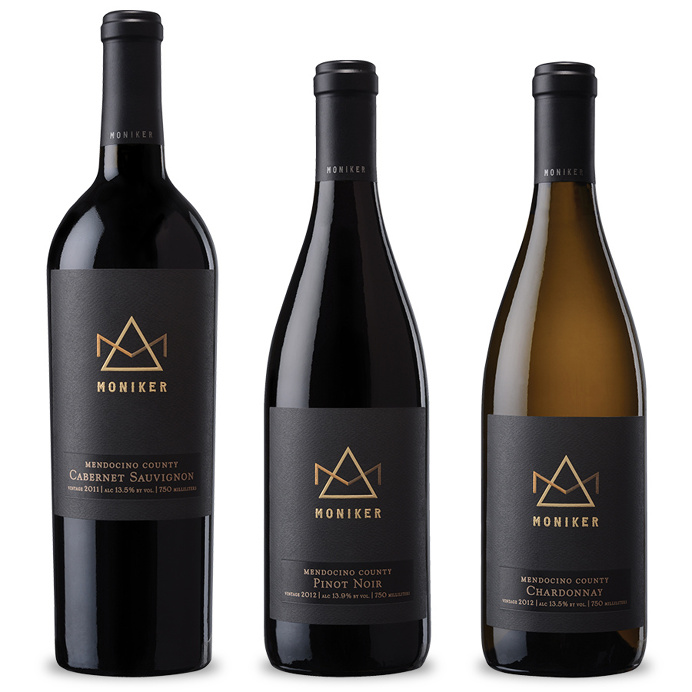 Moniker Family Estates ~ Wine Label Design ~ Packaging ~ Auston Design Group #WineLabel #packaging