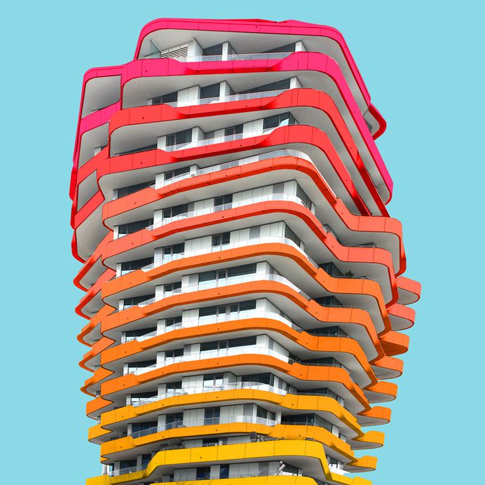 Full-color architecture by Paul Eis | Lancia TrendVisions