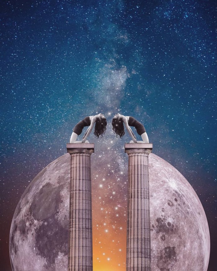 Digital Photo Collages of Dreamlike Scenes by Kamila Lenarcik