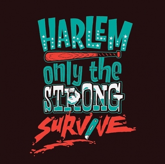 tees6.jpg (651×650) #lettering #harlem #survive #type #typography