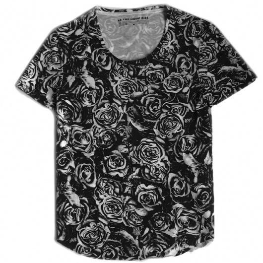 shoot_rose_shirt_black_lrg.jpg (JPEG Image, 800x800 pixels) #t #design #graphic #shirt #illustration