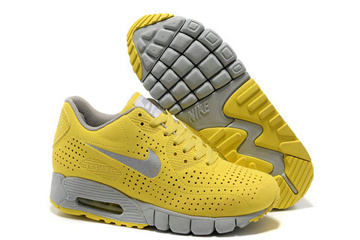 Mens Air Max 90 Current Moire Yellow Silver Shoes #shoes