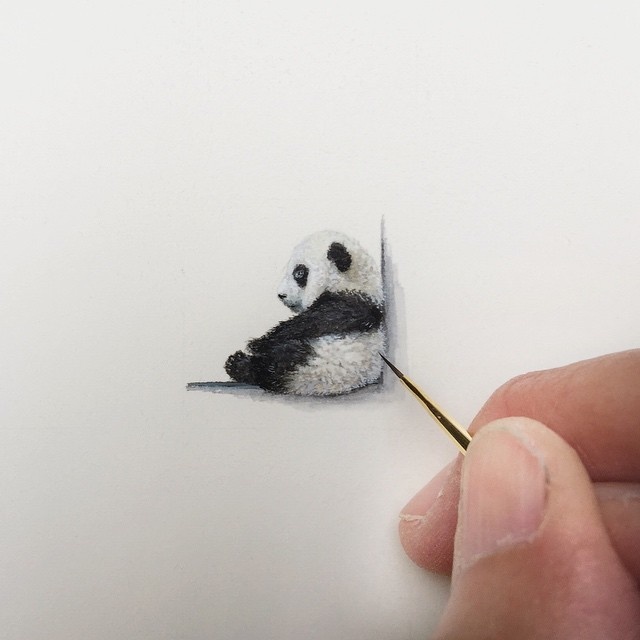 Incredible Tiny Paintings By Karen Libecap #painting #artwork #tiny #karenLibecap