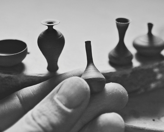 Miniature Hand Thrown Pottery