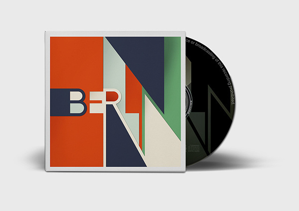 Berlin on Behance #cover #type #album #music
