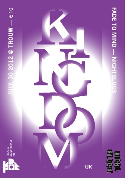 Kingdom #slugs #mind #fade #night #la #concept #poster #purple #music #to #beats #typography