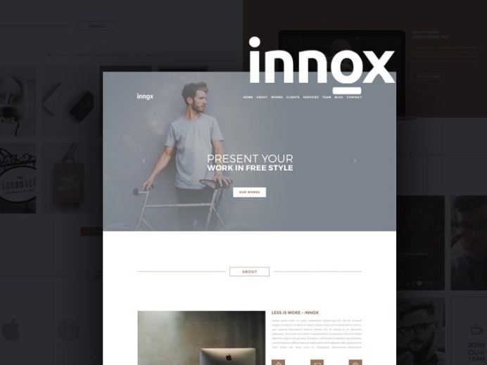 Innox : Creative PSD Web Template - Free Download | Freebiesjedi
