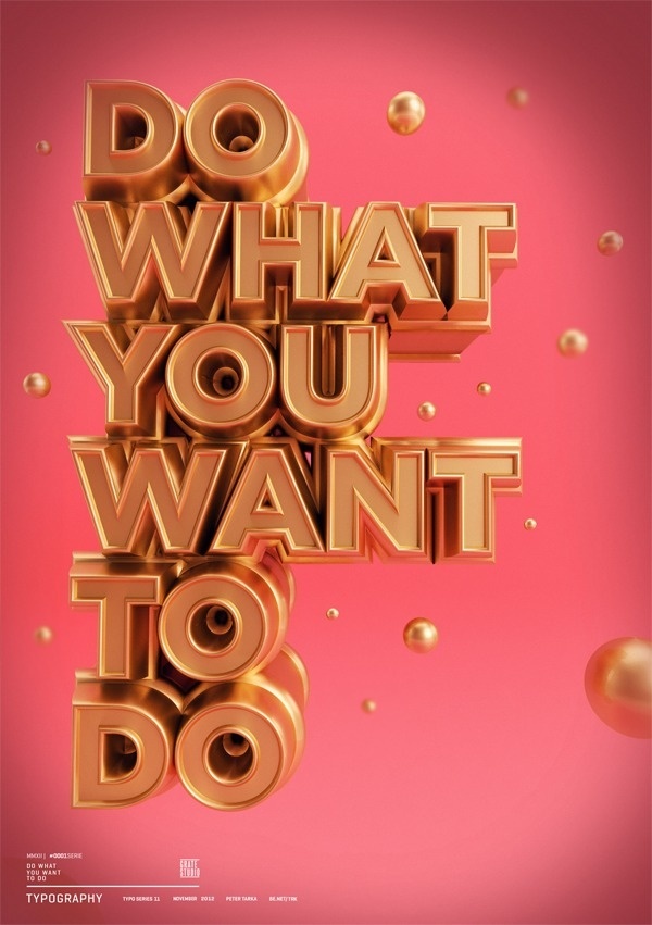 Typography 08. on Behance #type #3d