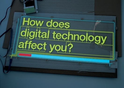Science Museum – Digitopolis 2000 | Exhibition | Graphic Thought Facility #digital #typography