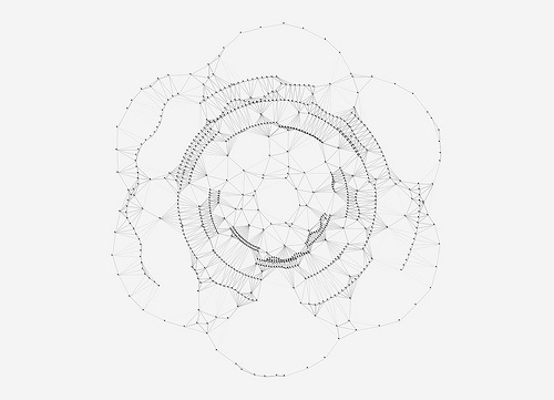 WOWGREAT - Montblanc Mesh (by onformative) #black #white #art