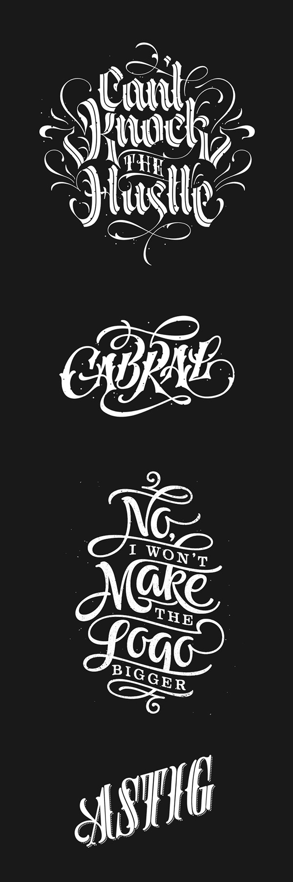 - 2014 Digital Type Compilation byÂ Patrick Cabral #type #hand #typography