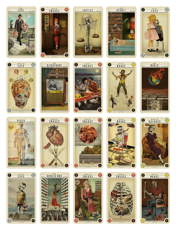 lovely package zombie tarot 7 #illustration #cards