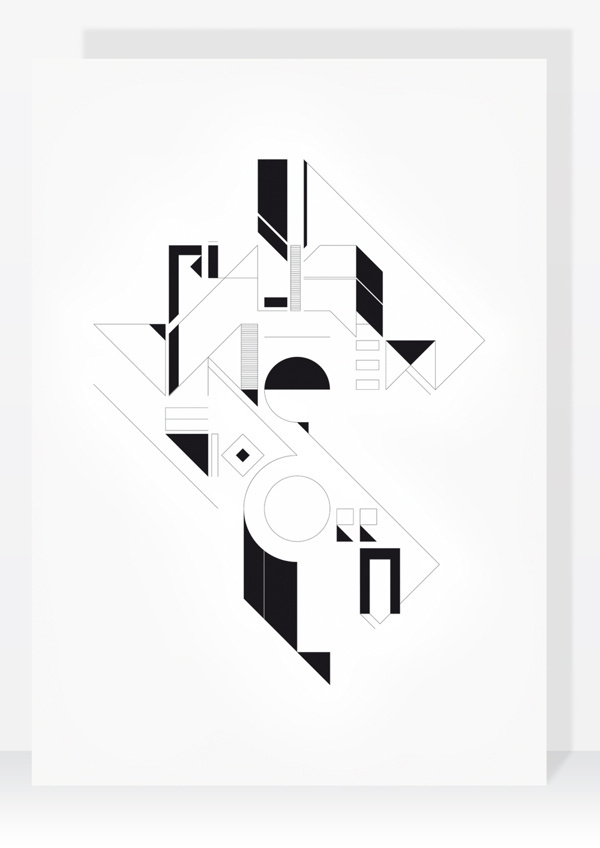 TYPE - Fia-te na Virgem e nao corras #white #design #graphic #shapes #black #composition #melo #type #paulo