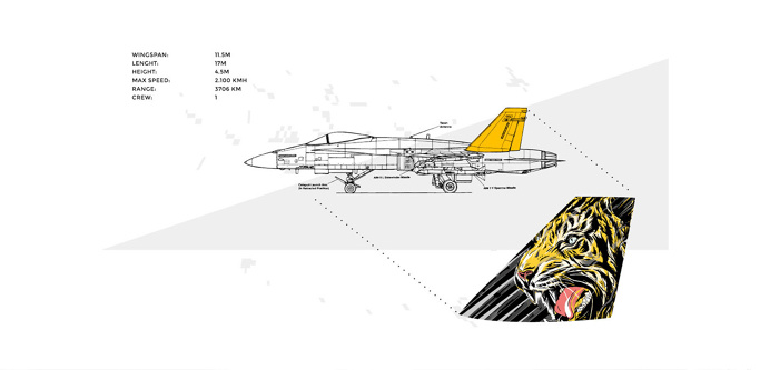 F/A-18 HORNET J-5011 on Behance