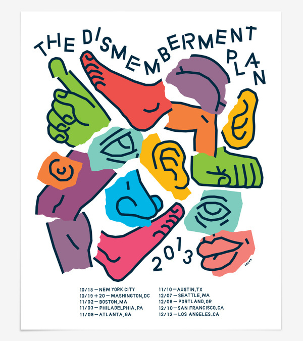 THE DISMEMBERMENT PLAN Trademark™ #illustration #poster