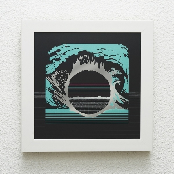 Agotados de esperar el fin (printed mirrors) on the Behance Network #printed #mirror #illustration