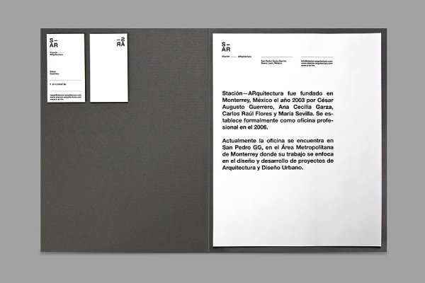 SAVVY STUDIO | Stación-ARquitectura #print #design #stationery