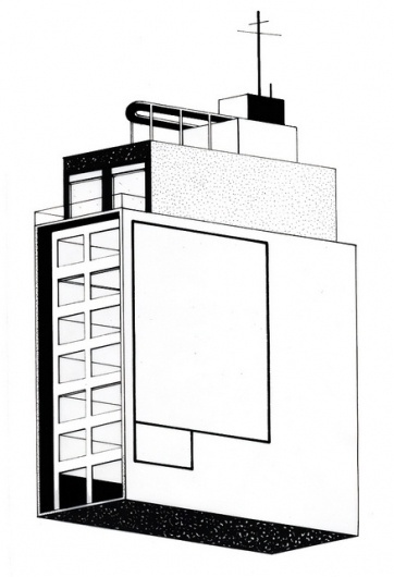 Block #line #white #black #architecture #and #drawing