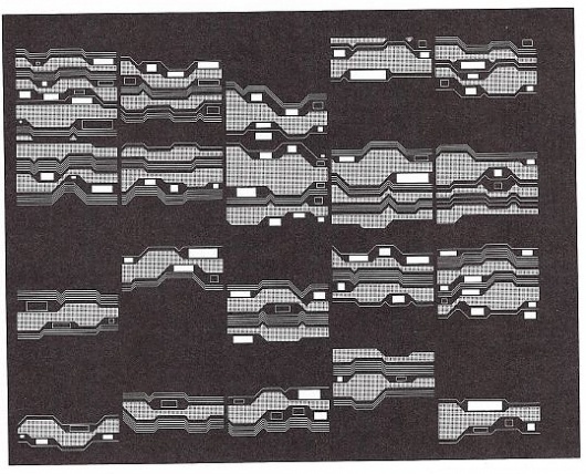 Artist and Computer - MANFRED MOHR #cluster #pattern #manfred #computational #phobia #mohr