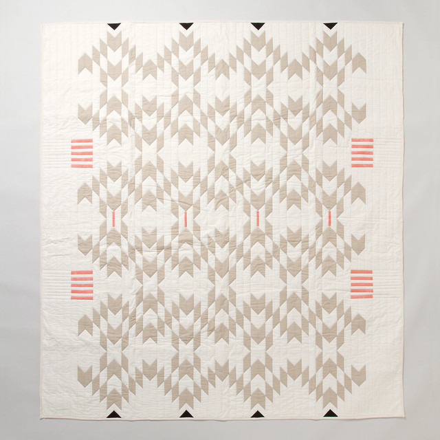 Meg Callahan Flax Quilt contemporary-quilts #quilt