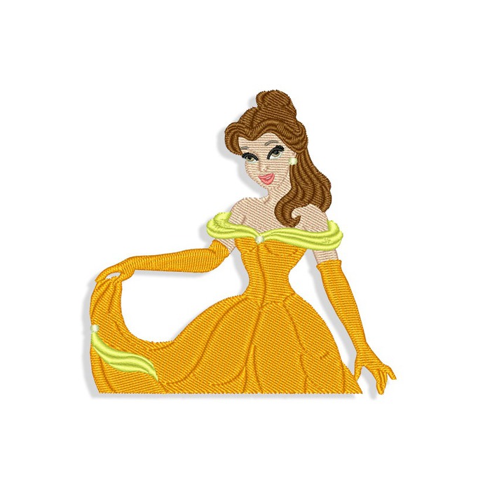 Beauty and the Beast Embroidery design