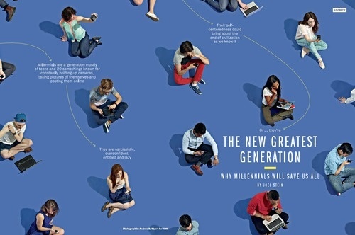 timelightbox:Photograph by Andrew B. Myers for TIMESpread from this week's cover story on millennials photographed by Andrew B. Myers.A bu #layout #photography #magazine