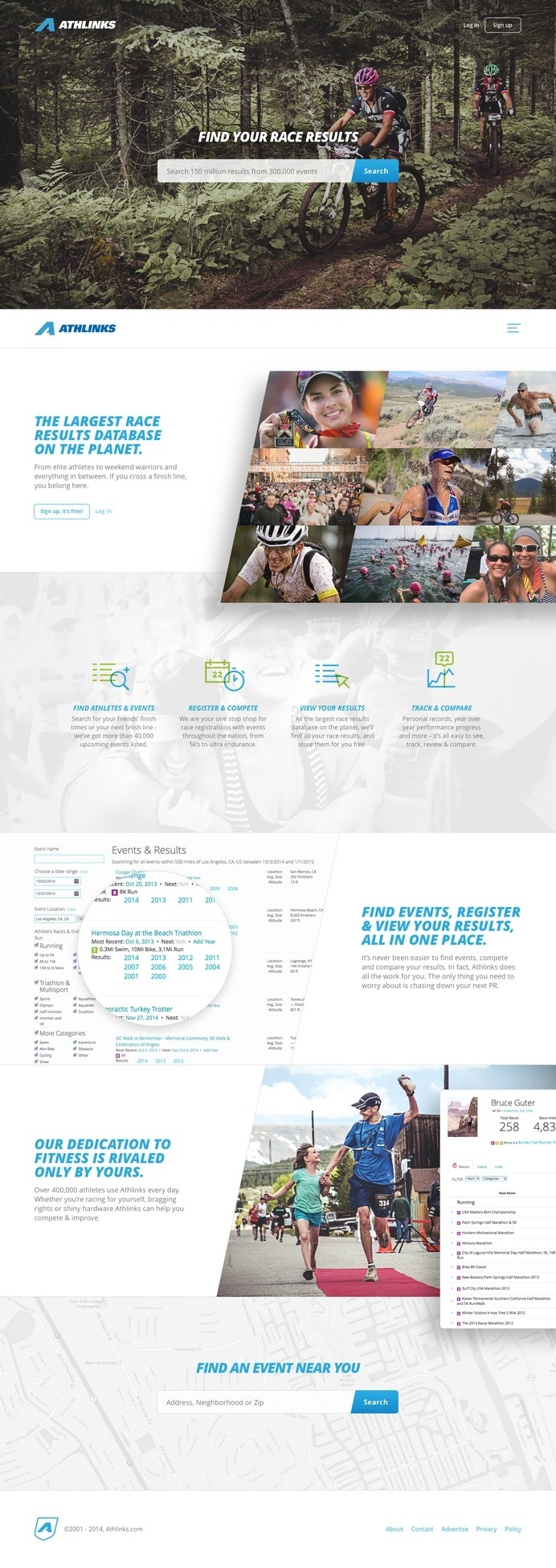 #landing page