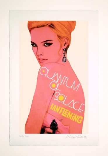 Awesome Robo!: 15 James Bond Pinup Prints By Michael Gillette #bond #james #poster #film #007