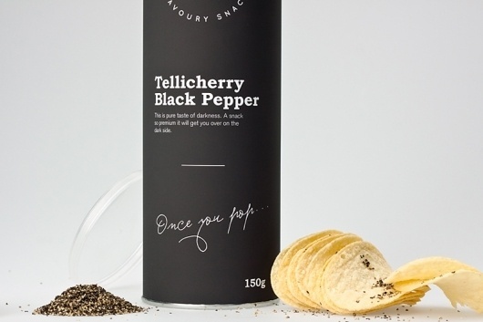 Looks like good Packaging Design by Niklas Hessman #pepper #packing #pringles #premium