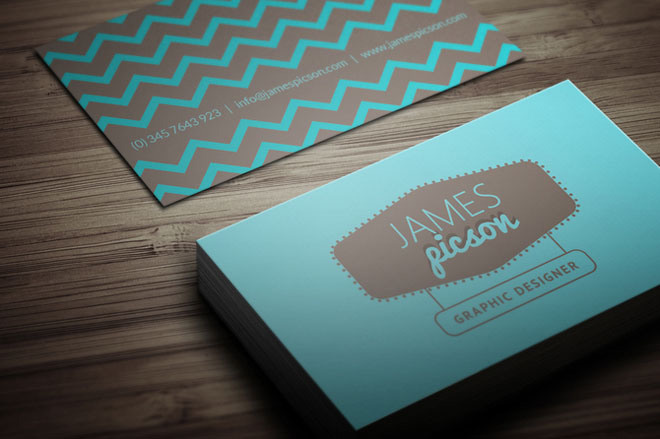 Creative Clean Business Card for Designer