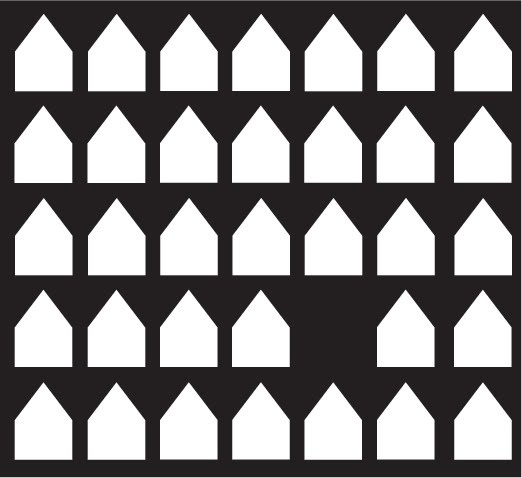 flyttat.jpg (522×478) #white #pattern #design #graphic #black #and #houses