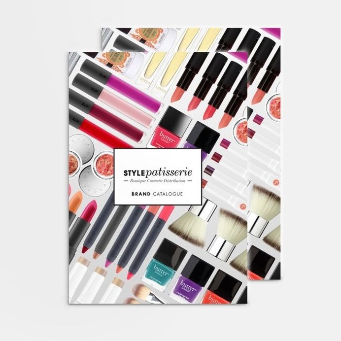 Style Patisserie Brand Catalogue www.vanessavanselow.com #lookbook #design #makeup #layout #beauty