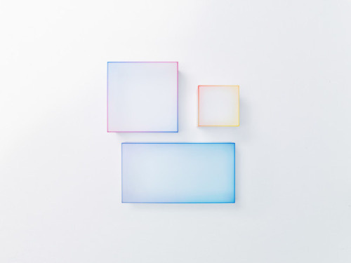 Dream-like glass tables for GLAS ITALIA by Nendo