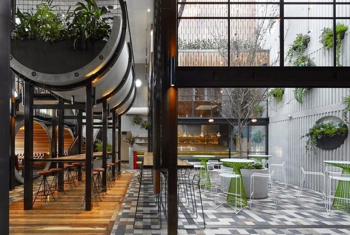 Prahran Hotel by TechnÄ" Architecture + Interior Design #design #interiors