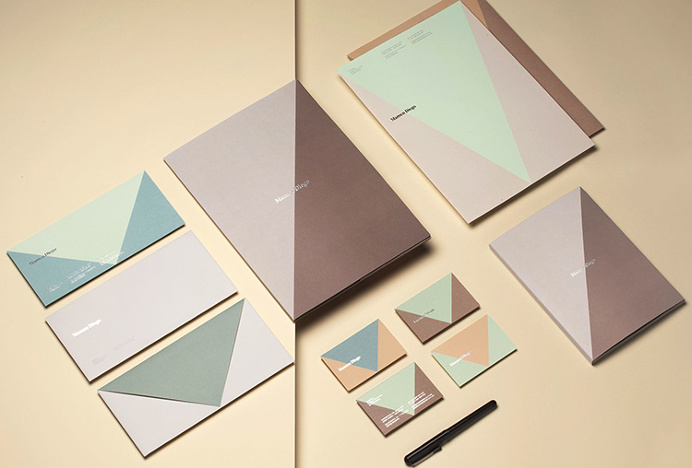 Mamen Diego by Atipo #brand design #stationery #colourful