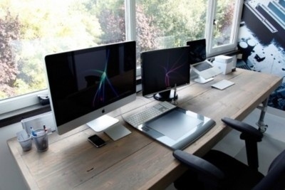 livin' fast. #interior #computer #design #wood #workspace