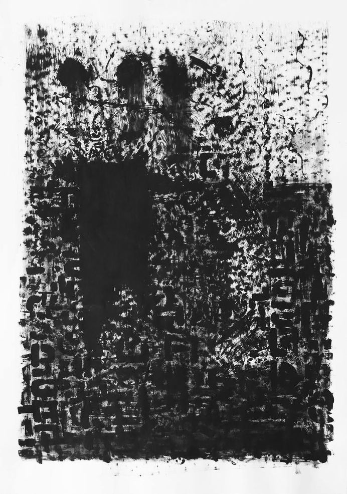 The Krank - Painting, “Abuse” #thekrank #berlin #art #urbanart #painting #typography #krank #abstractart