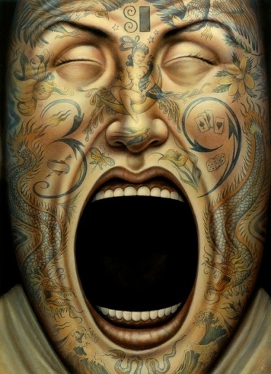 Tumblr #illustration #mouth #painting
