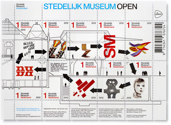 exj sma stampsheet highres #stedelijk #stamps #museum