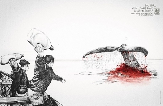 Surfrider Foundation – La polution marine tue | Voyons Voir - J'aime le frivole #design #graphic