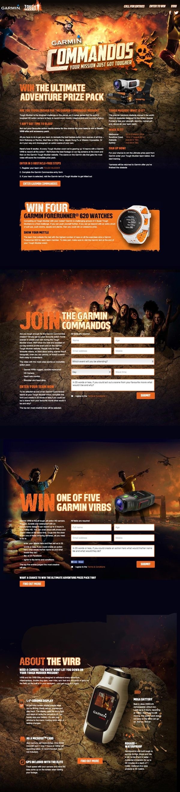 Garmin Toughmudder #page #design #tonic #garmin #mudder #one #web #tough #mud