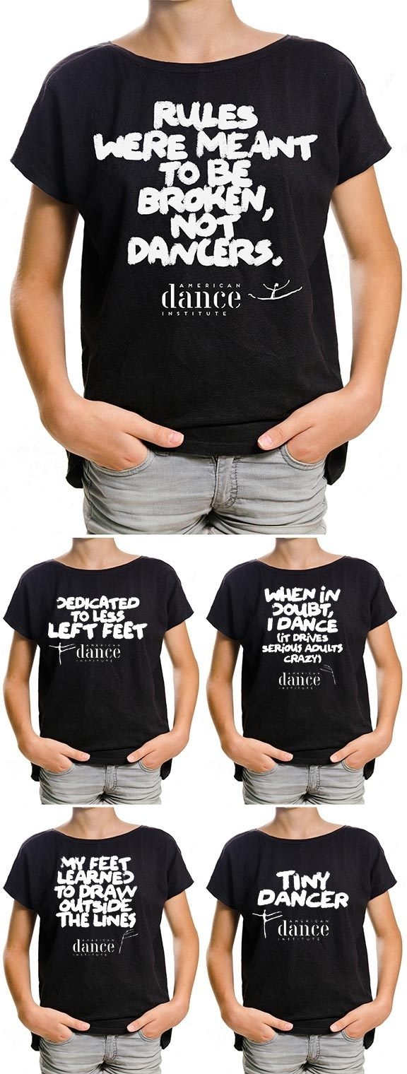American Dance Institute Branding #clothing #branding #design #color #tshirt #poster #typography