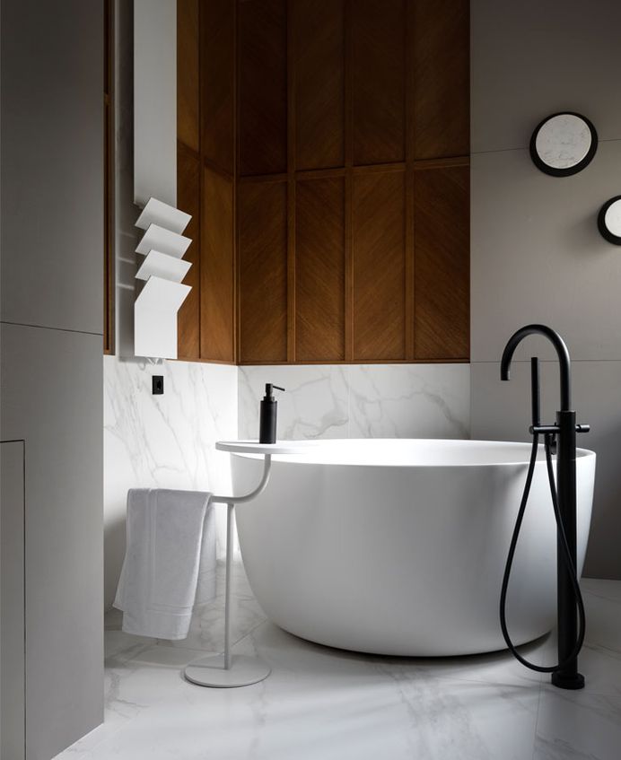 Luxury Ukrainian Villa by Studio Denrakaev - InteriorZine #bath #interior #decor